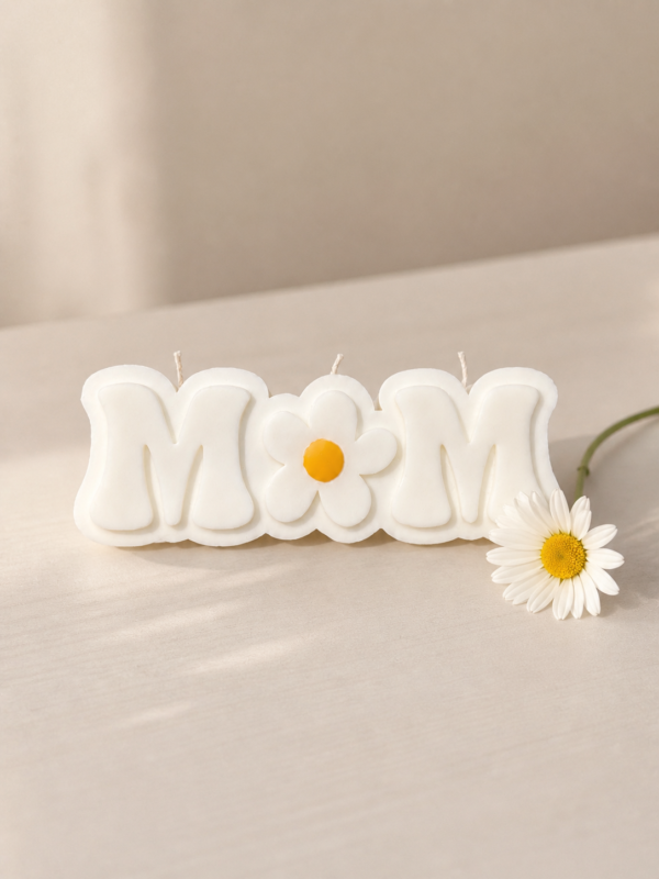 "MOM" αρωματικό κερί λευκό